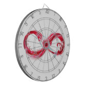 Infinity with Red Wine Dartscheibe (Vorderseite Links)