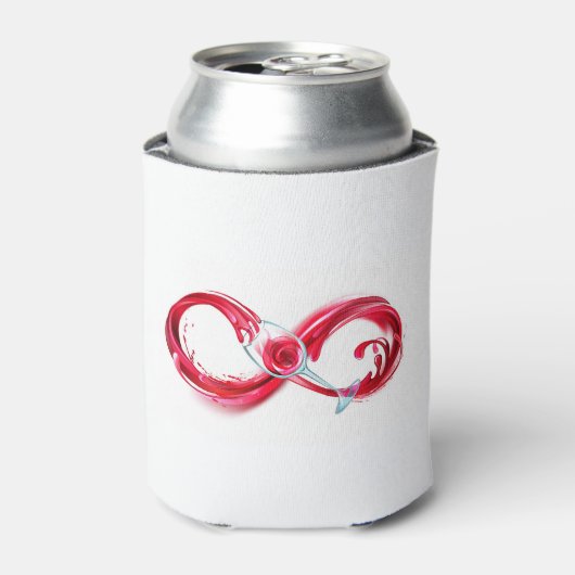 Infinity with Red Wine Dosenkühler (Kanne Vorderseite)