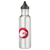 Infinity with Red Wine Edelstahlflasche (Rechts)