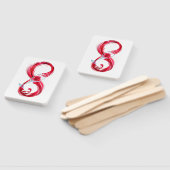 Infinity with Red Wine Fächer (Non-assembled)