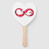 Infinity with Red Wine Fächer (Rückseite)