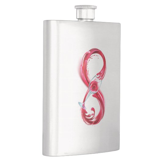 Infinity with Red Wine Flachmann (Rechts)