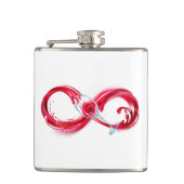 Infinity with Red Wine Flachmann (Vorderseite)