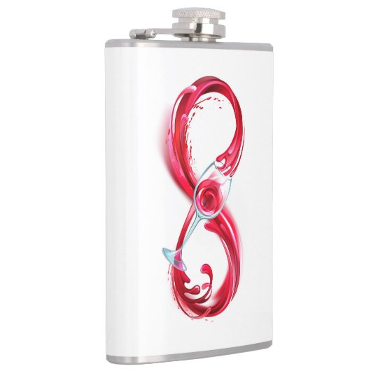 Infinity with Red Wine Flachmann (Rechts)