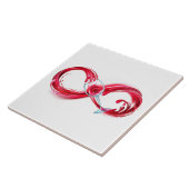 Infinity with Red Wine Fliese (Seite)