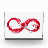 Infinity with Red Wine Fotoblock (Vorderseite)