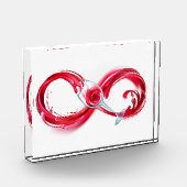 Infinity with Red Wine Fotoblock (Links)