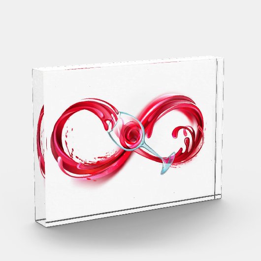 Infinity with Red Wine Fotoblock (Links)