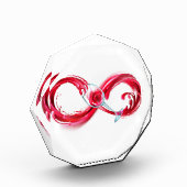 Infinity with Red Wine Fotoblock (Links)