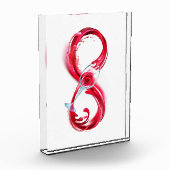 Infinity with Red Wine Fotoblock (Links)