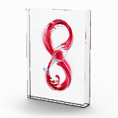 Infinity with Red Wine Fotoblock (Rechts)