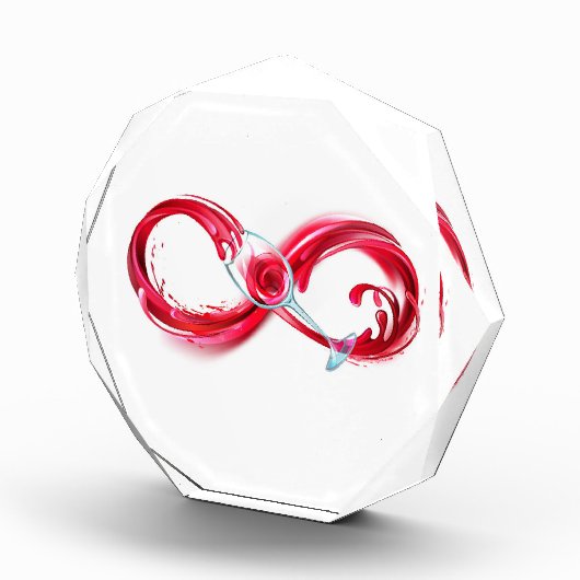 Infinity with Red Wine Fotoblock (Rechts)