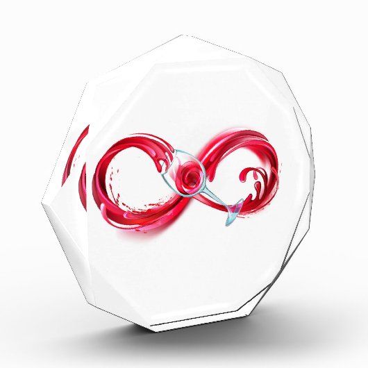 Infinity with Red Wine Fotoblock (Links)