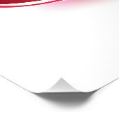 Infinity with Red Wine Fotodruck (Ecke)