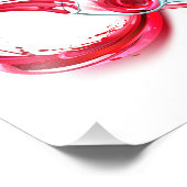 Infinity with Red Wine Fotodruck (Ecke)