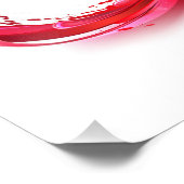 Infinity with Red Wine Fotodruck (Ecke)