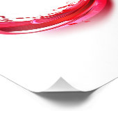 Infinity with Red Wine Fotodruck (Ecke)