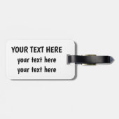 Infinity with Red Wine Gepäckanhänger (Rückseite horizontal)