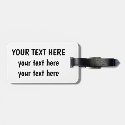 Infinity with Red Wine Gepäckanhänger (Rückseite horizontal)