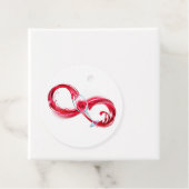 Infinity with Red Wine Geschenkanhänger (Beispiel)