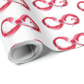 Infinity with Red Wine Geschenkpapier (Rolleneckpunkt)