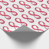 Infinity with Red Wine Geschenkpapier (Ecke)