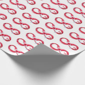Infinity with Red Wine Geschenkpapier (Ecke)