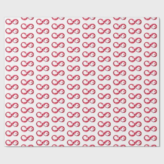 Infinity with Red Wine Geschenkpapier (Flach)