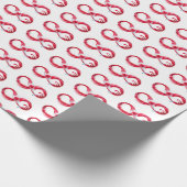 Infinity with Red Wine Geschenkpapier (Ecke)