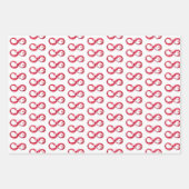 Infinity with Red Wine Geschenkpapier Set (Vorderseite 2)
