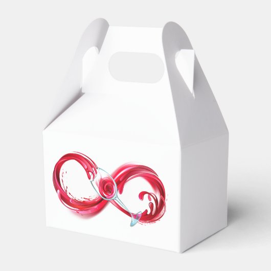 Infinity with Red Wine Geschenkschachtel (Rückseite)