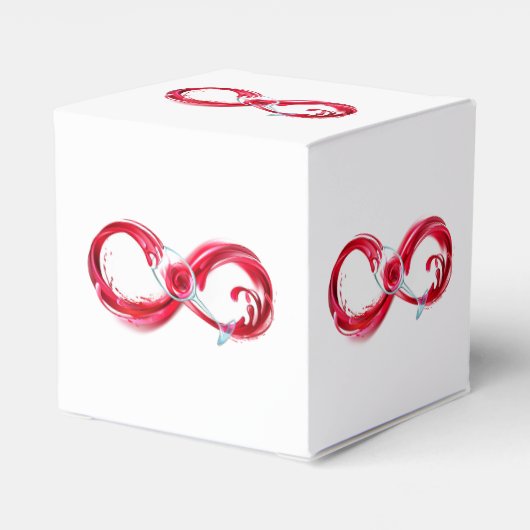 Infinity with Red Wine Geschenkschachtel (Rückseite)