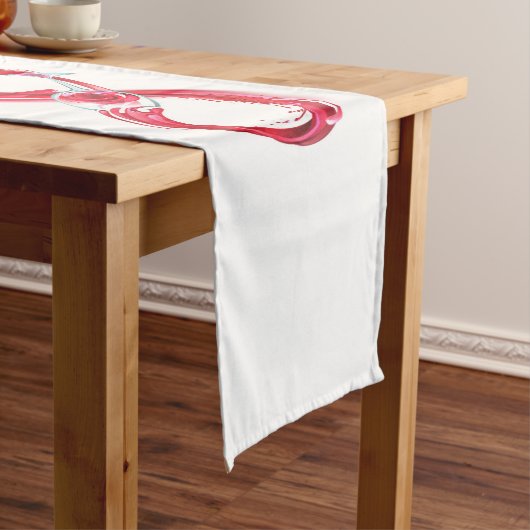 Infinity with Red Wine Großer Tischläufer (Beispiel)