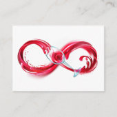 Infinity with Red Wine Hinweiskarte (Vorderseite)
