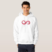 Infinity with Red Wine Hoodie (Vorne ganz)