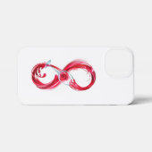 Infinity with Red Wine iPhone Hülle (Rückseite (Horizontal))