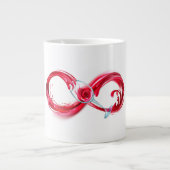 Infinity with Red Wine Jumbo-Tasse (Vorderseite)
