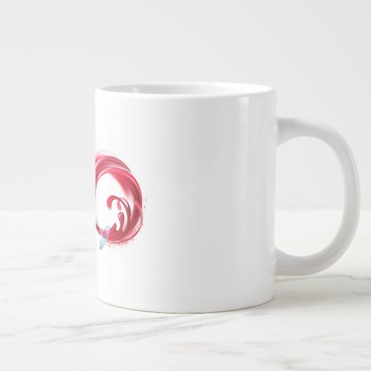 Infinity with Red Wine Jumbo-Tasse (Rechts)