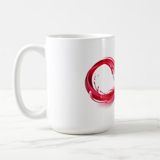 Infinity with Red Wine Kaffeetasse (Links)