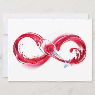 Infinity with Red Wine Karte
