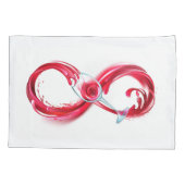 Infinity with Red Wine Kissenbezug (Rückseite)