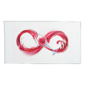 Infinity with Red Wine Kissenbezug (Rückseite-Rechts)