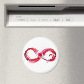 Infinity with Red Wine Magnet (In Situ (Geschirrspüler))