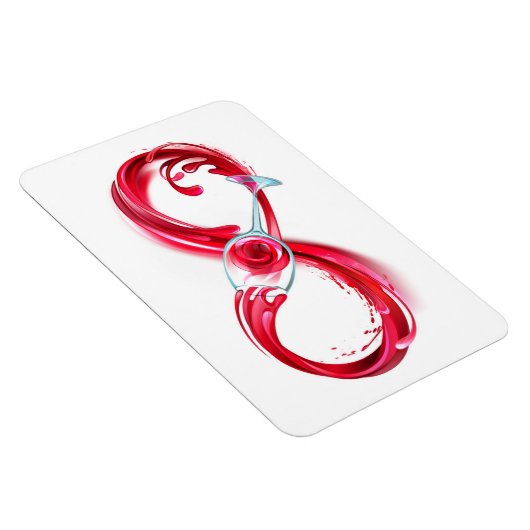 Infinity with Red Wine Magnet (Rechte Seite)