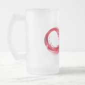 Infinity with Red Wine Mattglas Bierglas (Links)