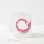 Infinity with Red Wine Mattglastasse (Vorderseite Links)