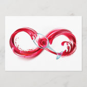 Infinity with Red Wine Menükarte (Vorderseite)