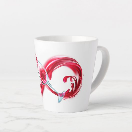 Infinity with Red Wine Milchtasse (Rechte Ecke)