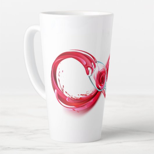 Infinity with Red Wine Milchtasse (Linke Ecke)
