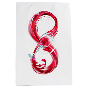 Infinity with Red Wine Mittlere Geschenktüte